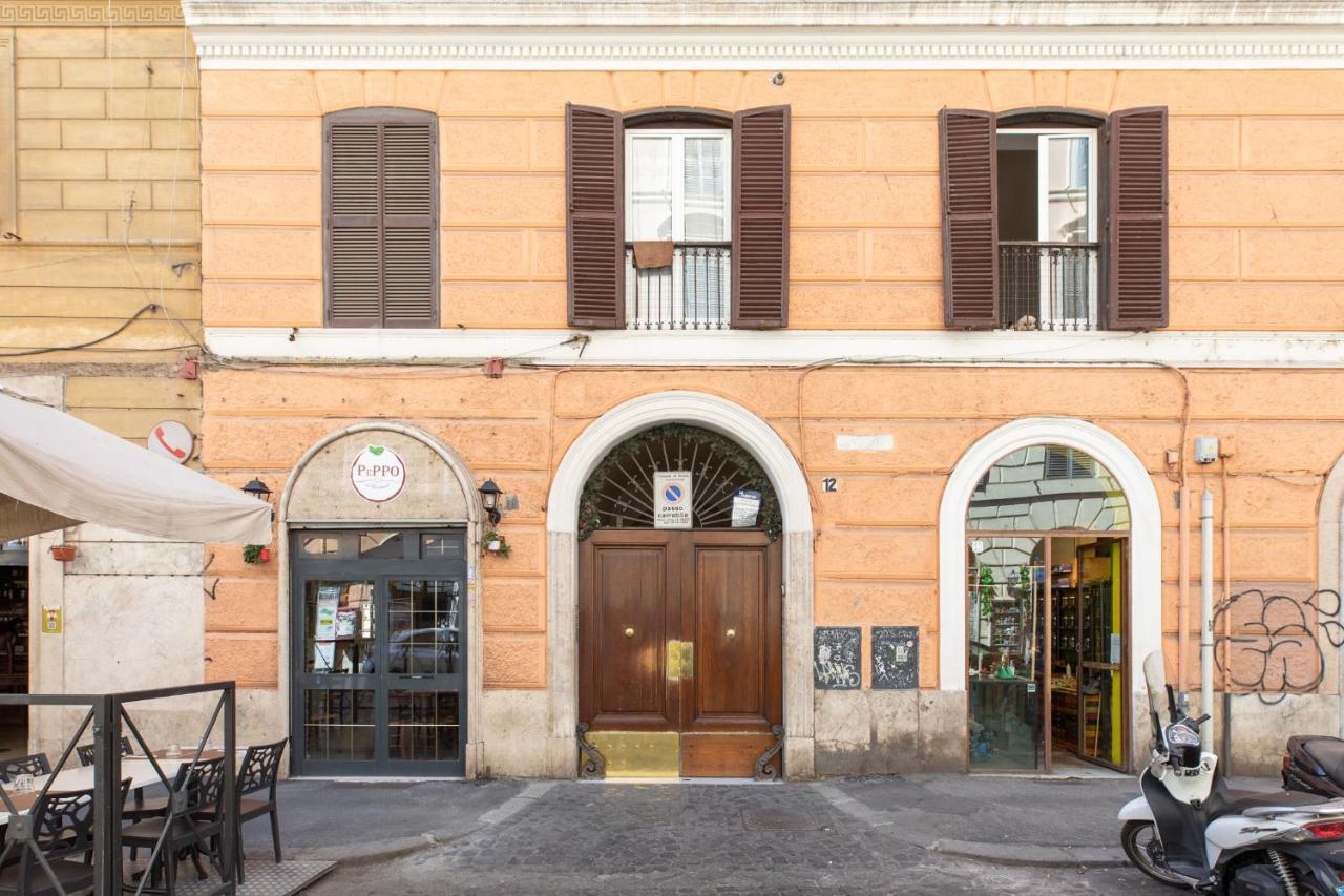 רומא Iflat A Sparkle Of Red In Trastevere מראה חיצוני תמונה